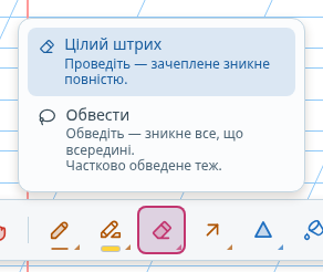 Вид ластика
